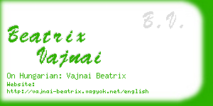 beatrix vajnai business card